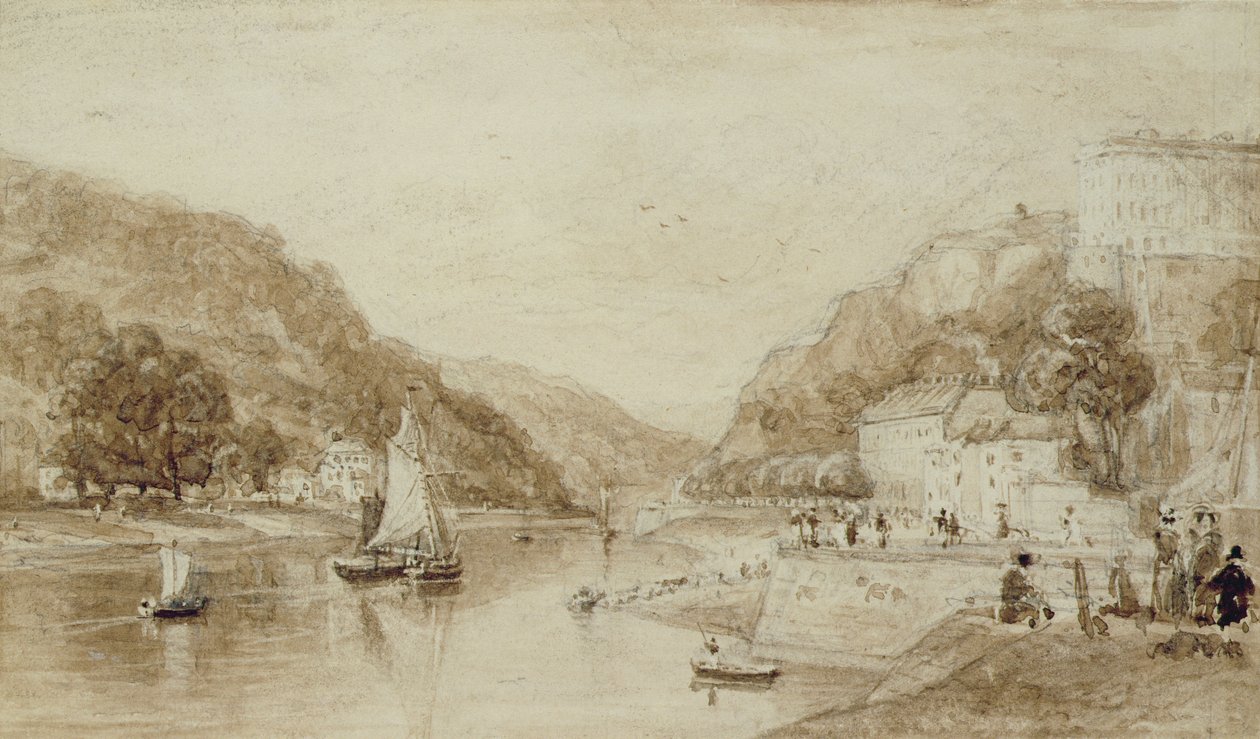 Hotwells near Bristol by William Henry Bartlett