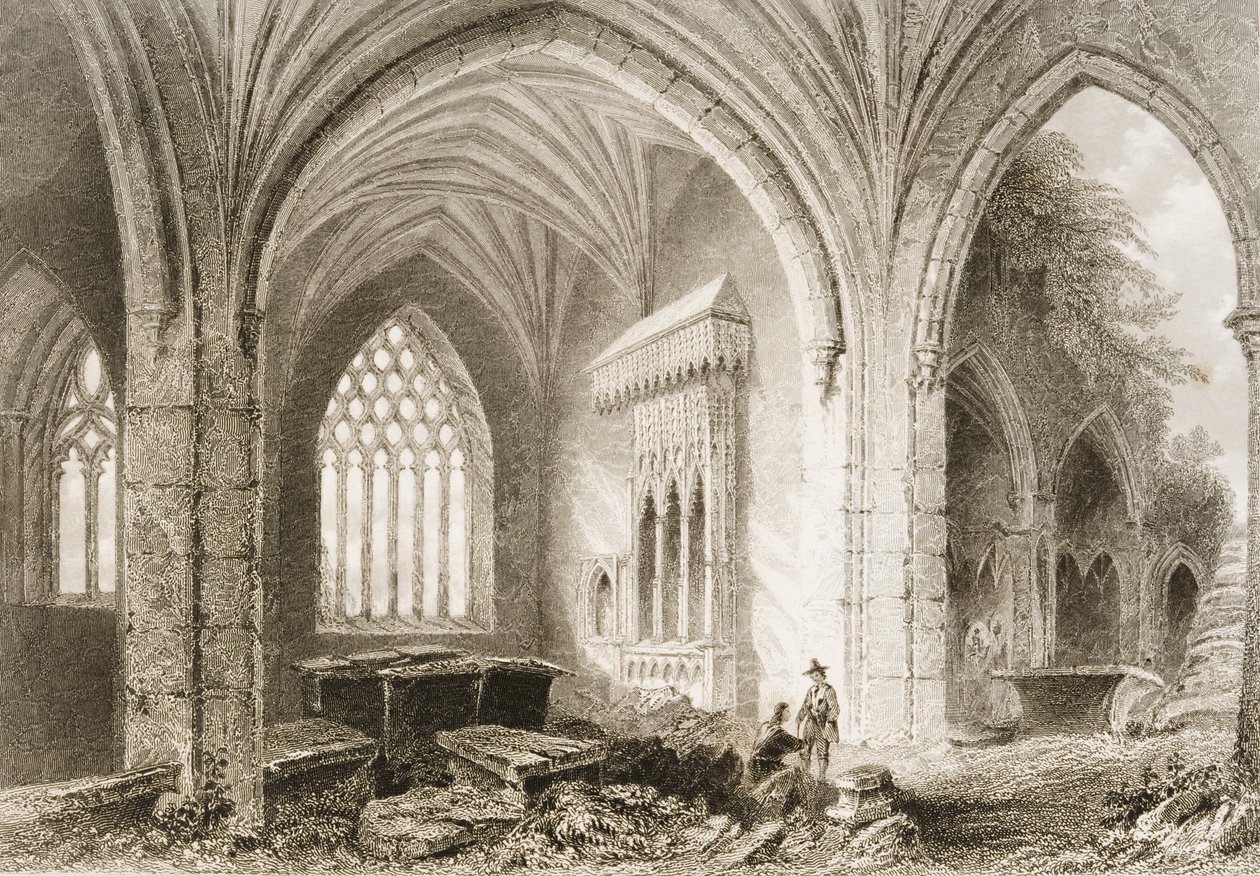 Interior of Holycross Abbey, County Tipperary, Ireland, from 