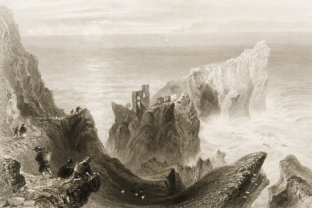 Kenbaan Castle, Near Ballycastle, County Antrim, Northern Ireland, from 