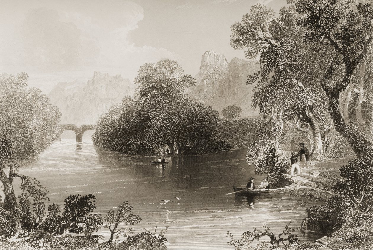 Killarney, Old Weir Bridge, County Killarney, Ireland, from 