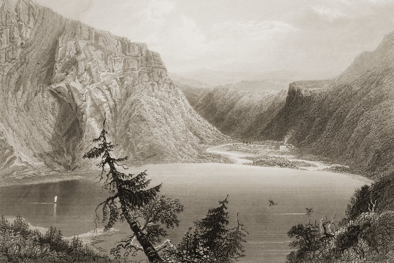 Luggela Lake, County Wicklow, from 