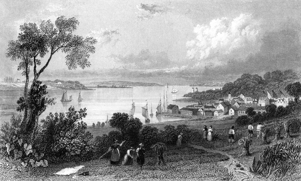 Manningtree, Essex, engraved by Charles Mottram, 1832 by William Henry Bartlett