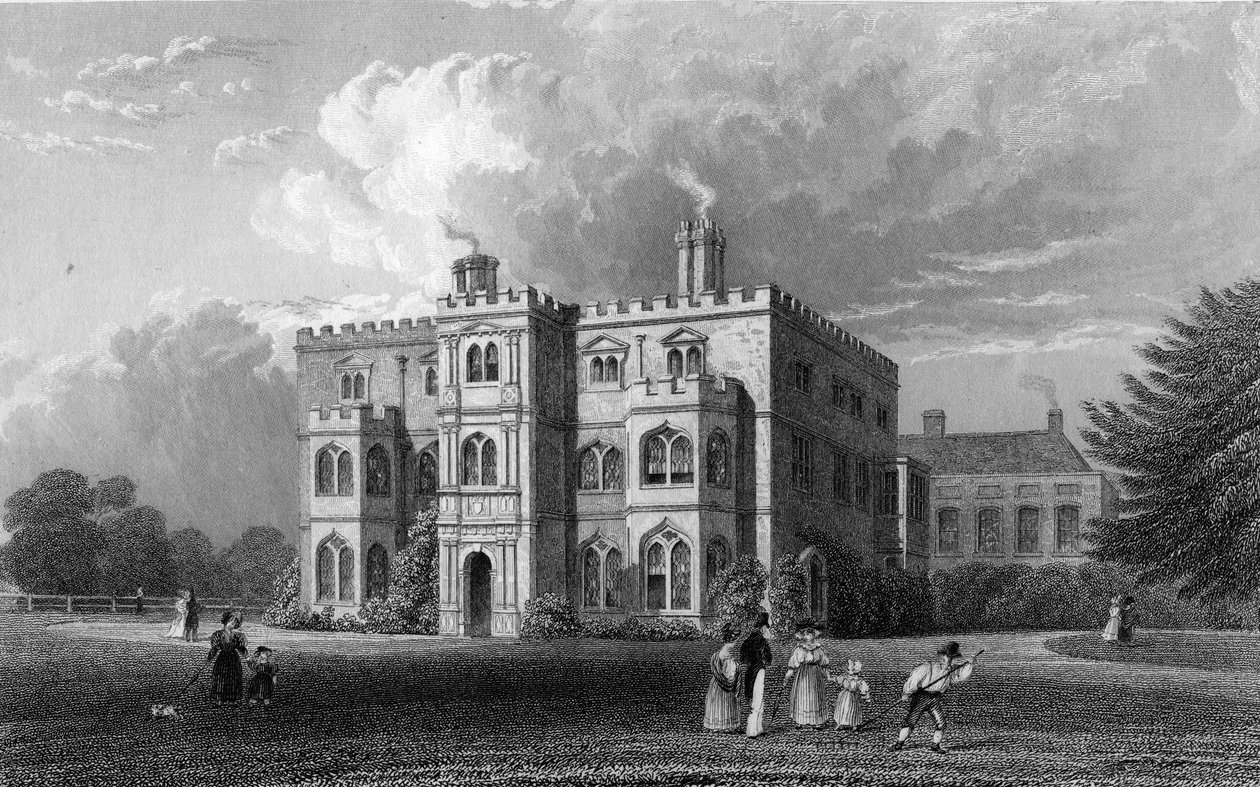 Marks Hall, Coggeshall, Essex, engraved by John Carr Armytage, 1833 by William Henry Bartlett