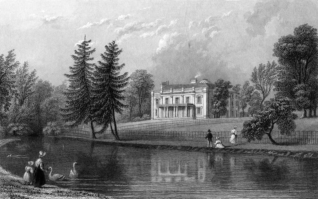 Moor Hall, Near Harlow, Essex by William Henry Bartlett