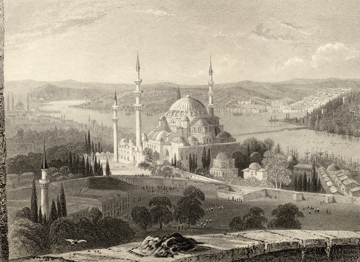 Mosque and Tomb of Sulieman, from the Seraskier