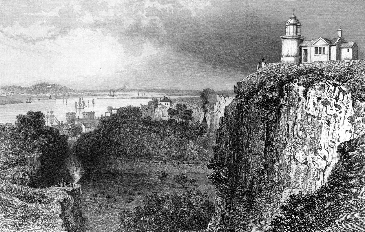 Purfleet, Essex, engraved by John Rogers, 1832 by William Henry Bartlett