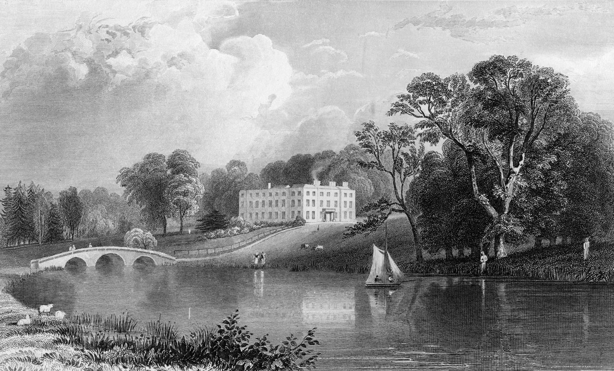 Rivenhall Place, Essex by William Henry Bartlett