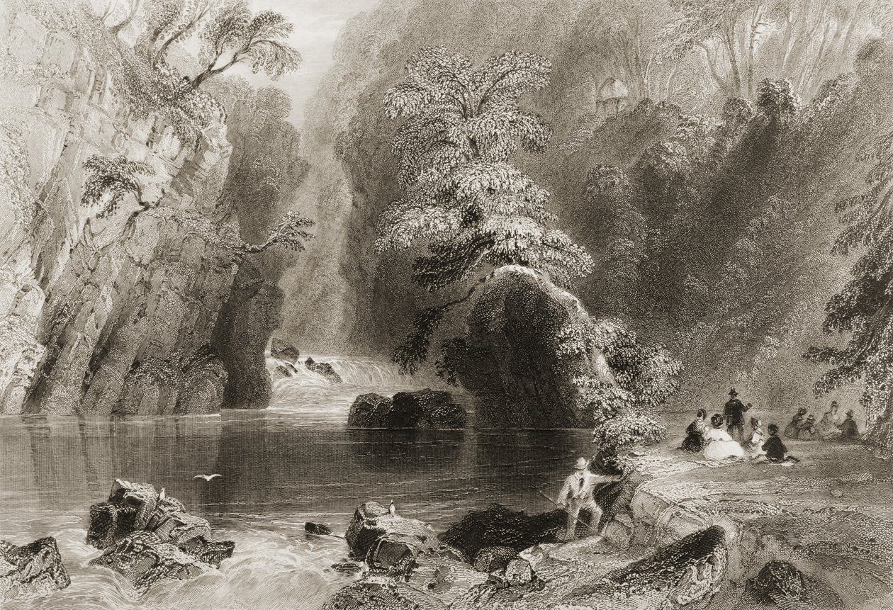 The Dargle River, County Wicklow, from 