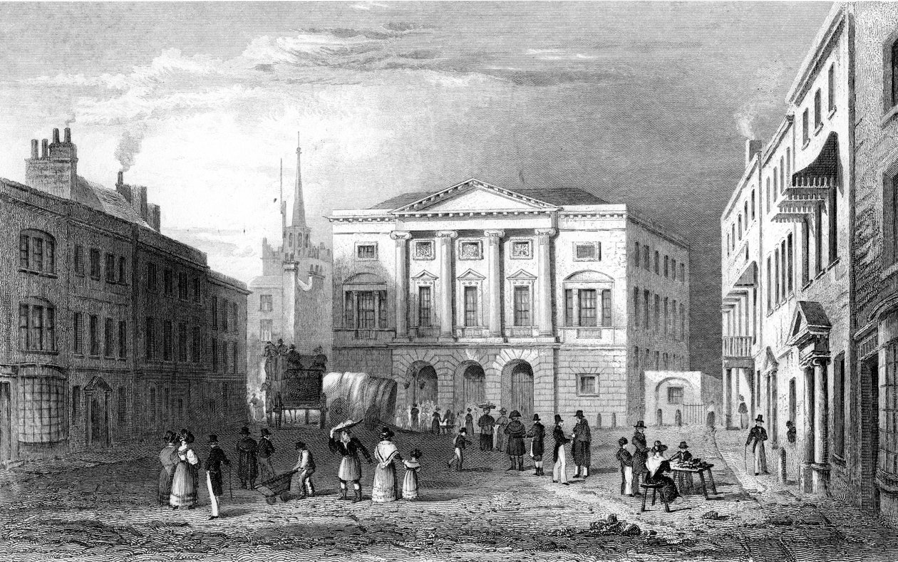 The Shire Hall, Chelmsford, Essex by William Henry Bartlett
