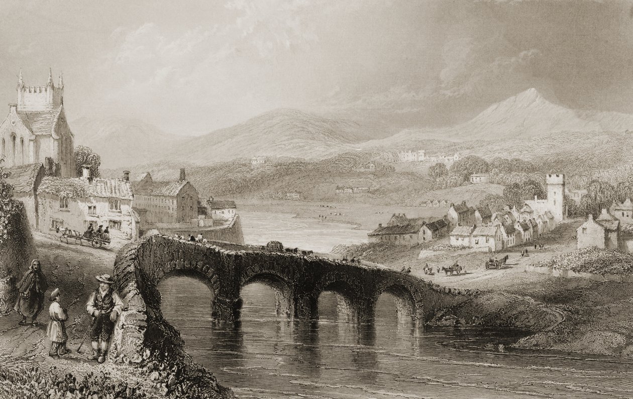 View of Bray, County Wicklow, Ireland, from 