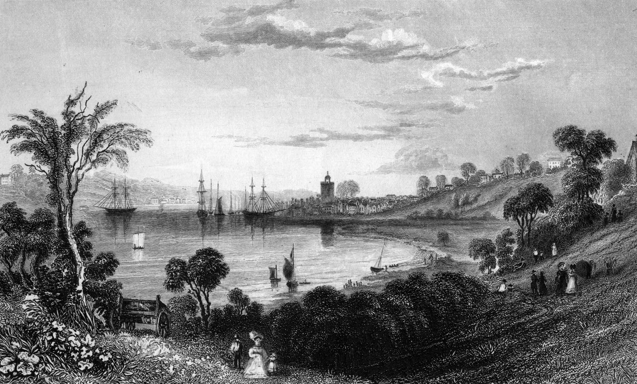 Wivenhoe, Essex by William Henry Bartlett