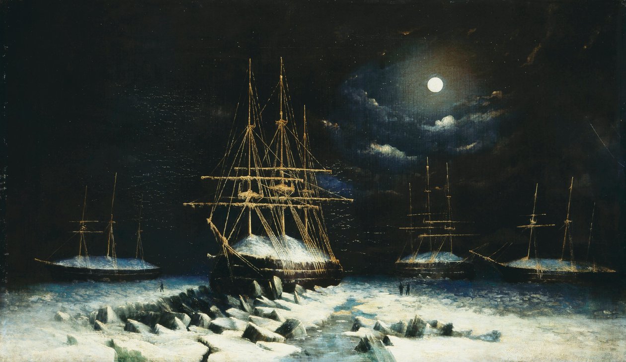 The British Naval Franklin Search Expedition: H.M.S Resolute, Assistance, Intrepid and Pioneer Wintering in the Arctic by William Henry Browne