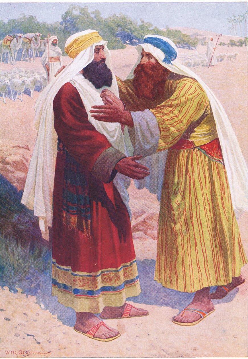 The Meeting of Jacob and Esau by William Henry Charles Groome