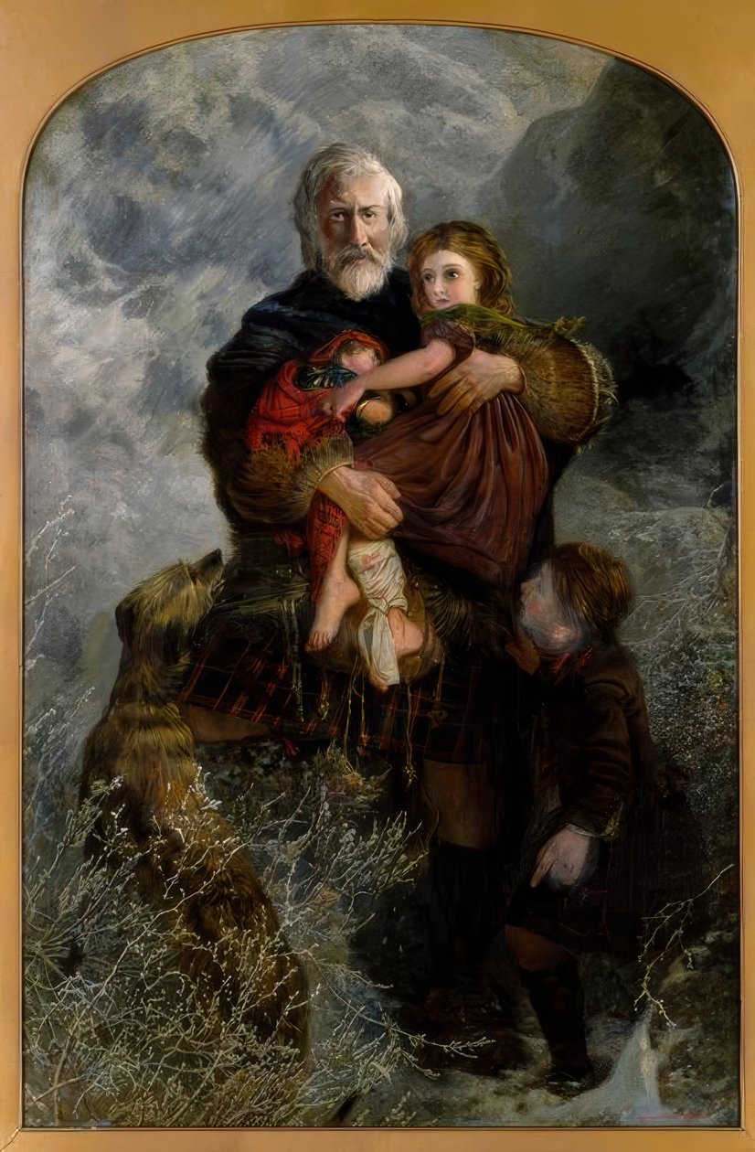 Massacre of Glencoe, Refugees by William Henry Fisk