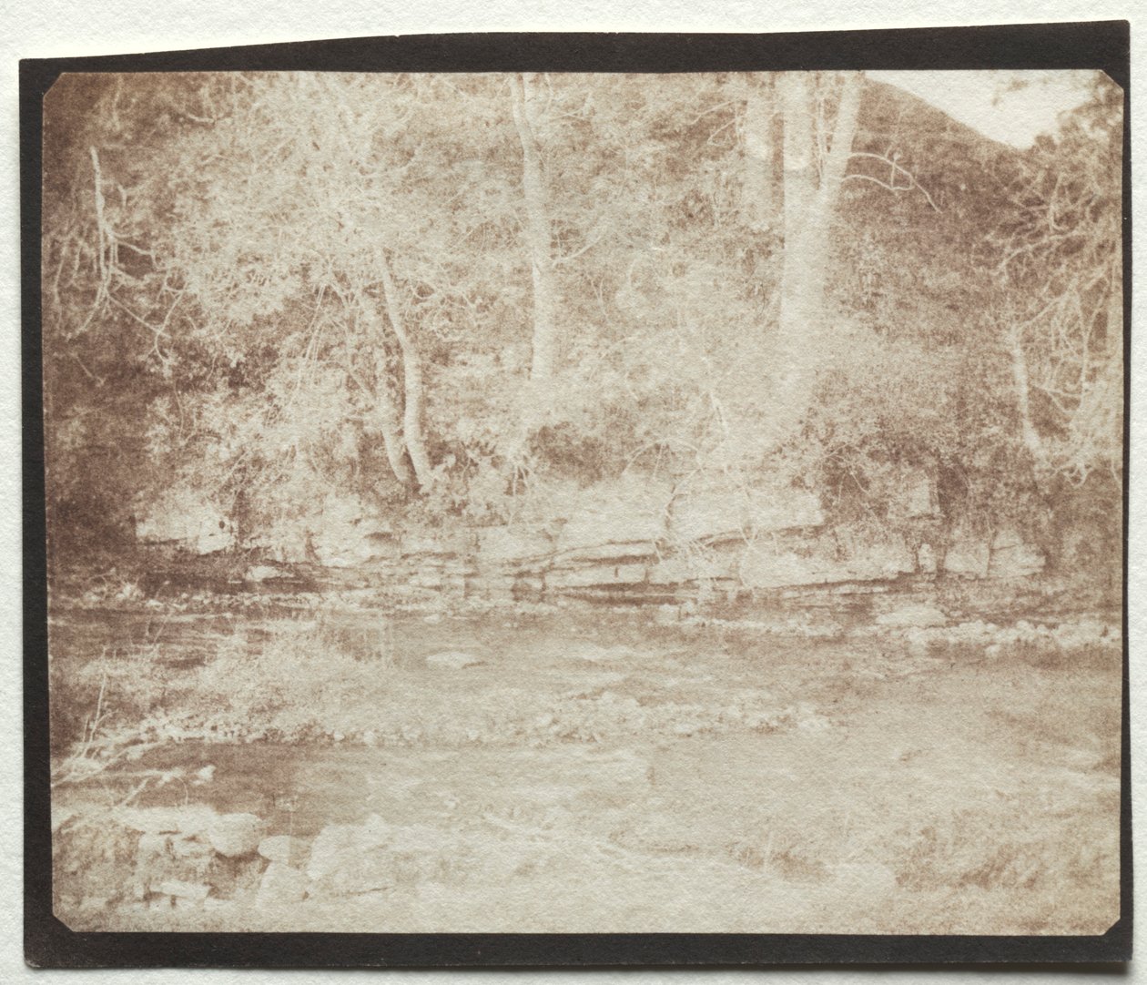 A Mountain Rivulet Which Flows at the Foot of Doune Castle, 1844 by William Henry Fox Talbot