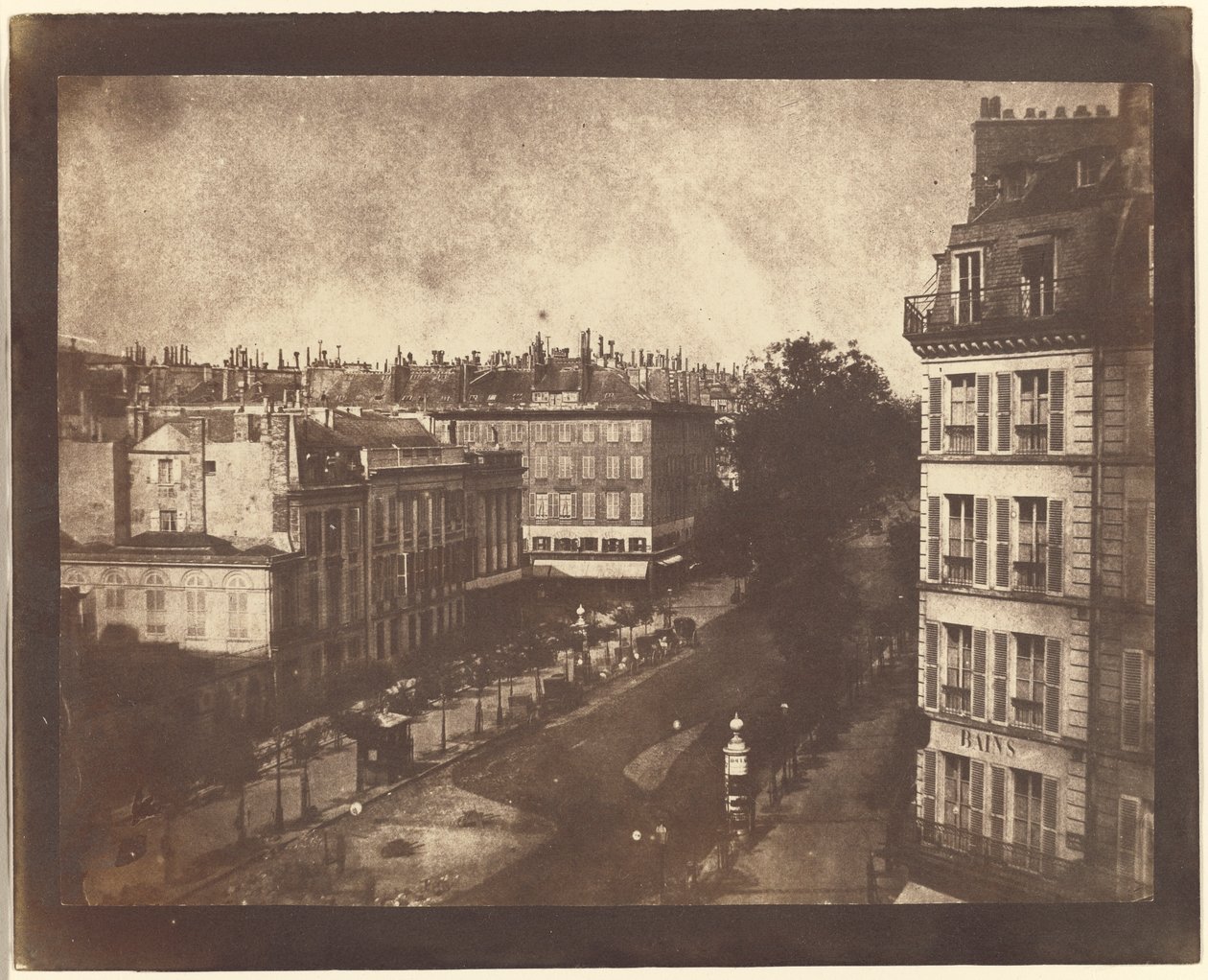 Aerial View of Paris by William Henry Fox Talbot