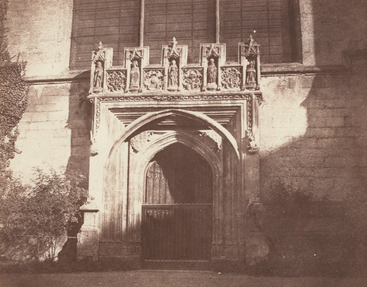 An Ancient Door, Magdalen College, Oxford, 1843 by William Henry Fox Talbot