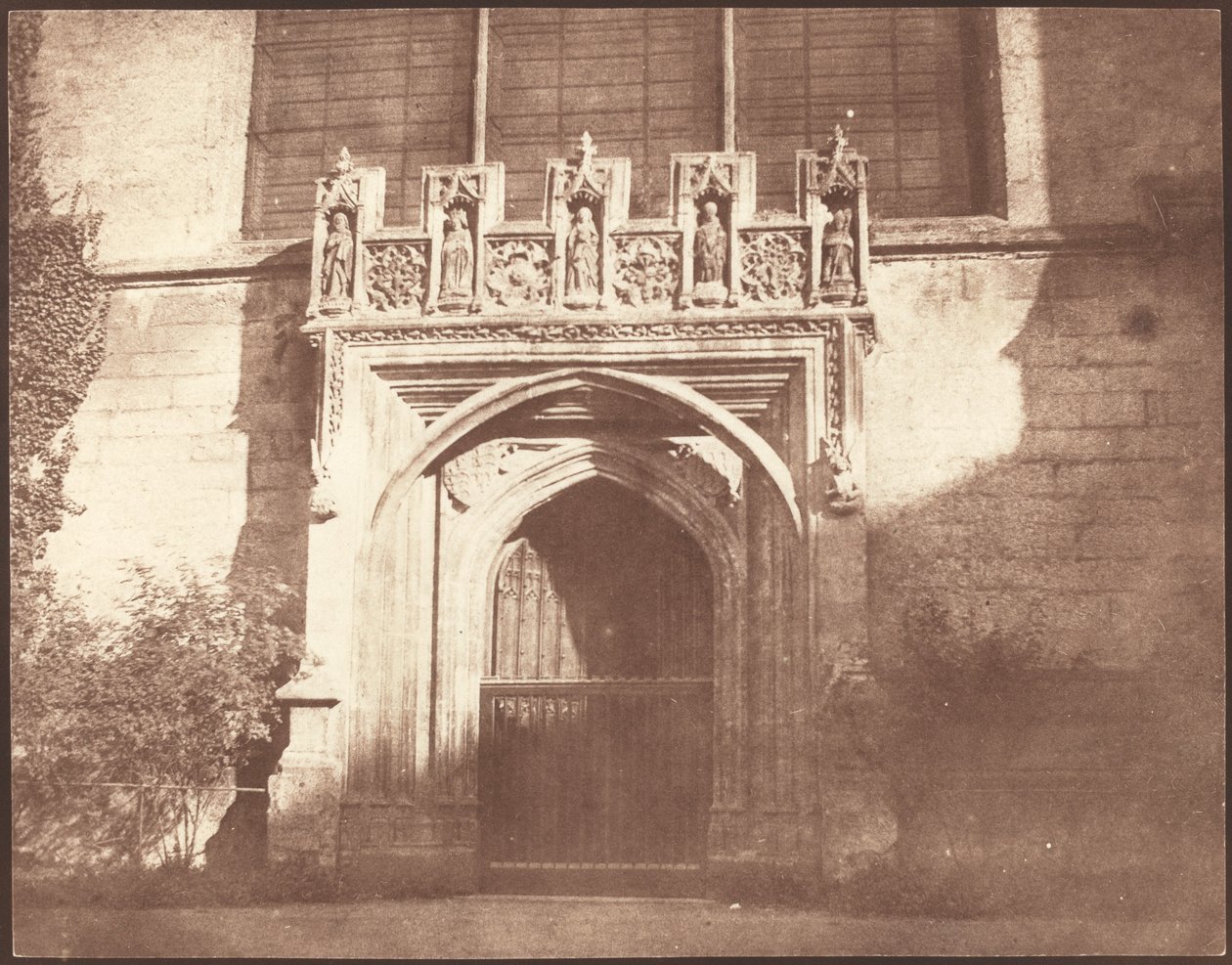 An Ancient Door in Magdalen College, Oxford by William Henry Fox Talbot