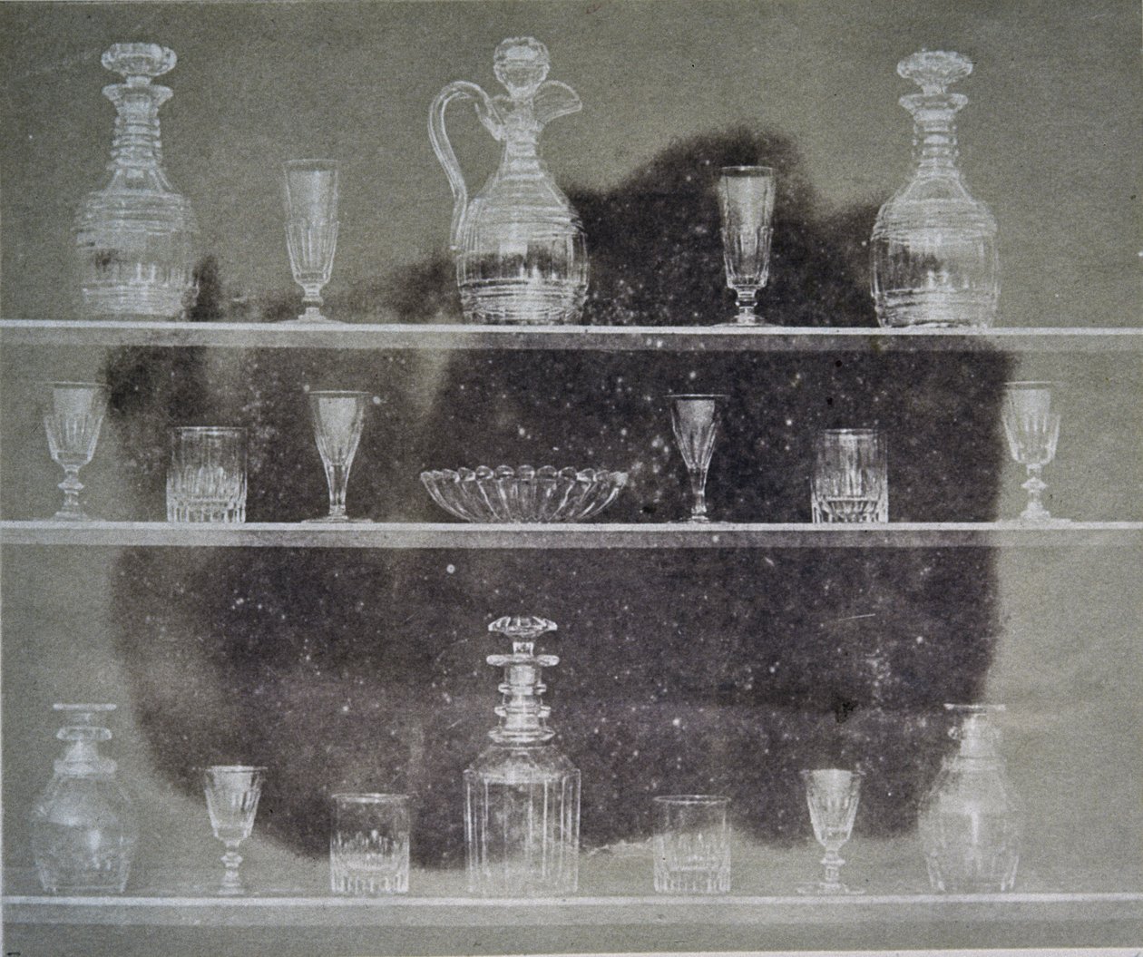 Articles of glass, Photograph, from Pencil of Nature by William Henry Fox Talbot