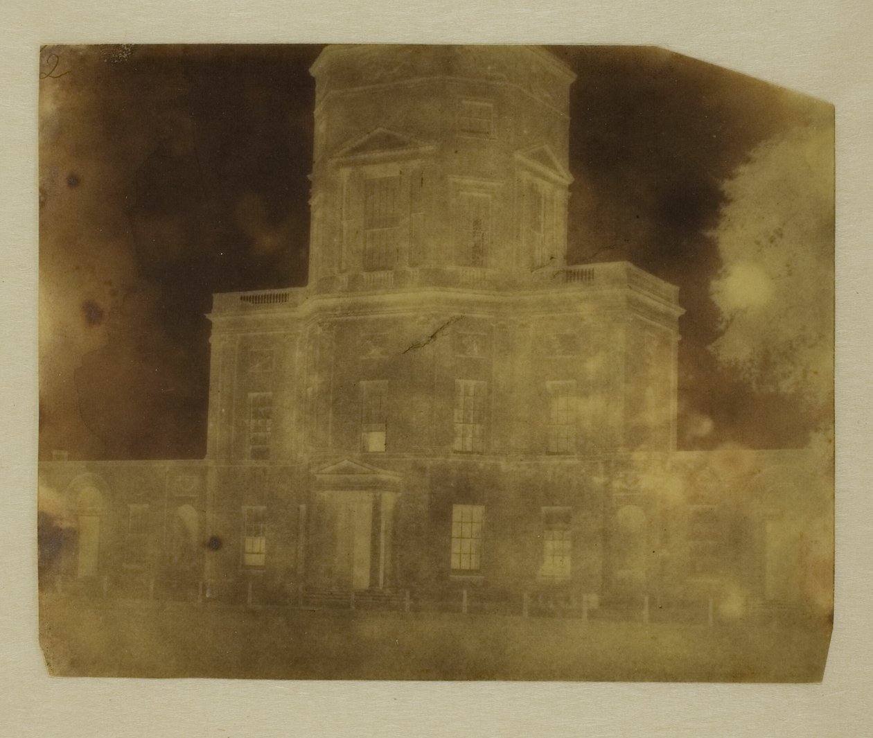 Base of Radcliffe Library, Oxford by William Henry Fox Talbot
