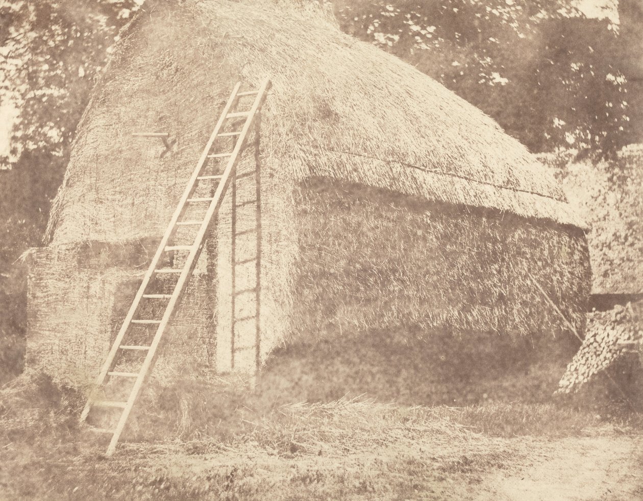 Haystack, 1844 by William Henry Fox Talbot