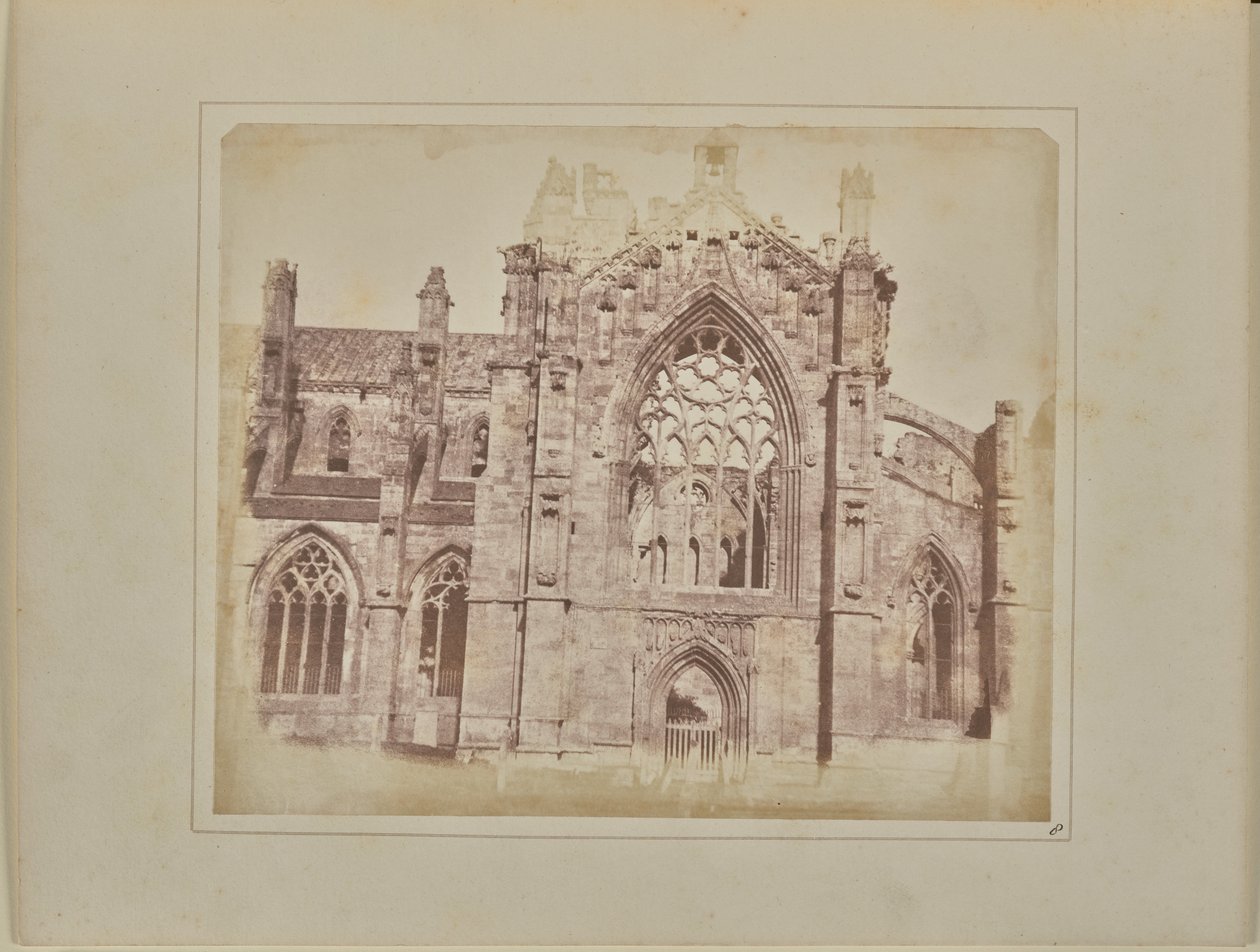 Melrose Abbey by William Henry Fox Talbot