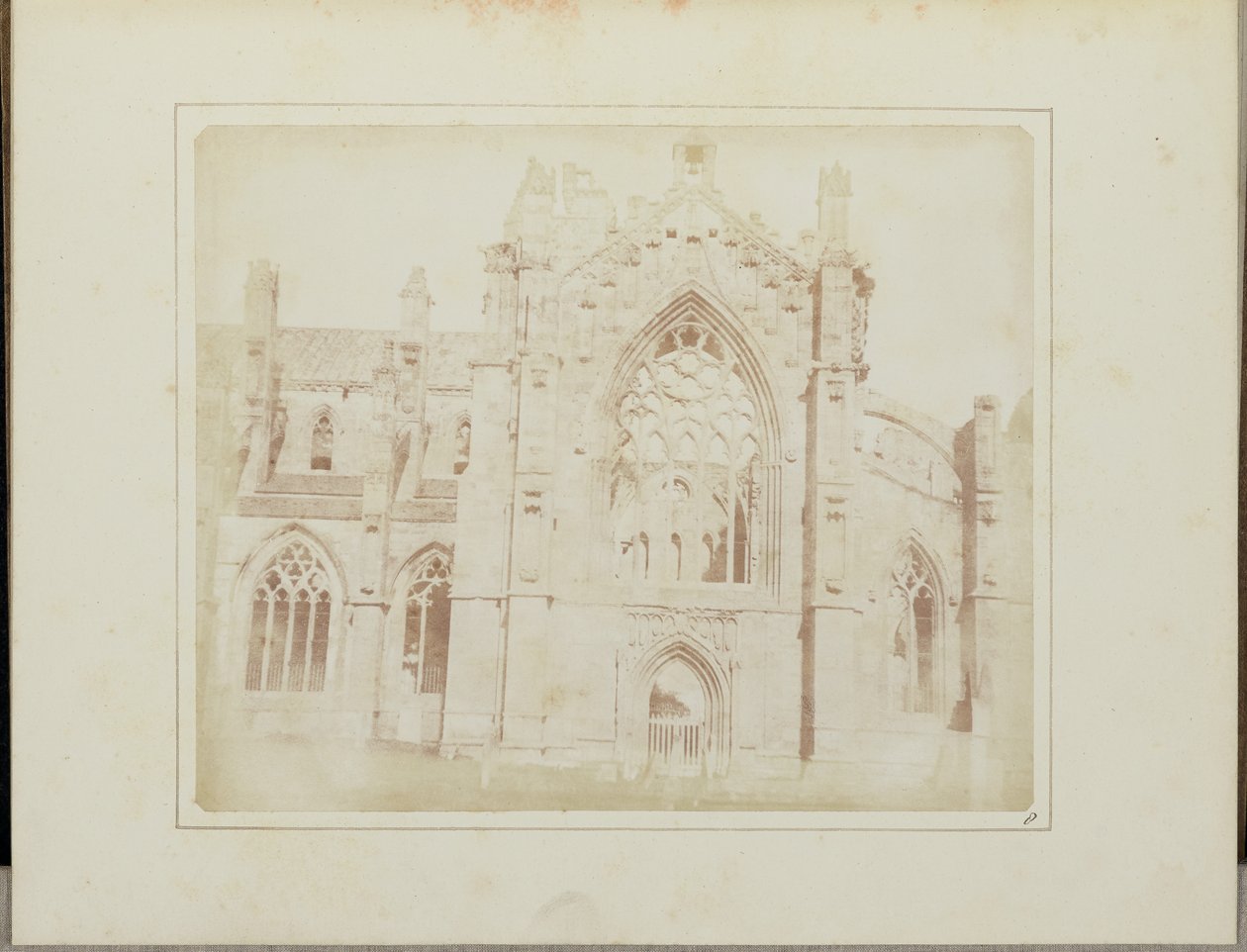 Melrose Abbey by William Henry Fox Talbot
