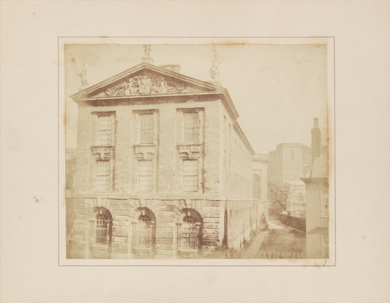 Part of Queens College, Oxford by William Henry Fox Talbot