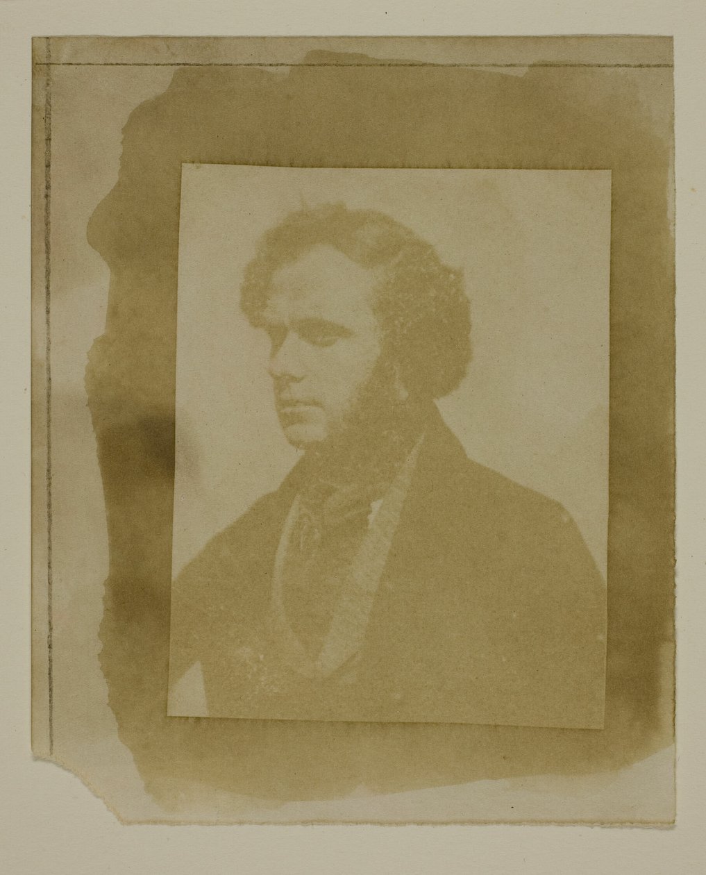 Portrait of Henneman in Profile by William Henry Fox Talbot