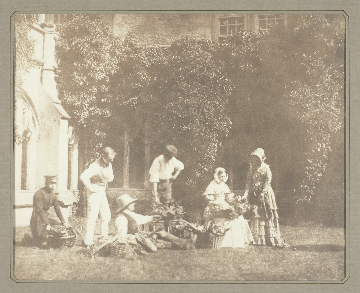 The Fruit Sellers by William Henry Fox Talbot