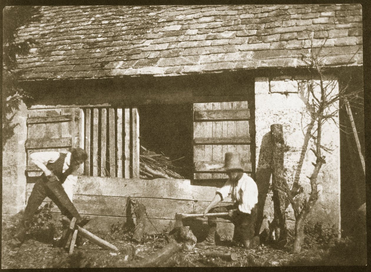 The Woodcutters, 1845 by William Henry Fox Talbot
