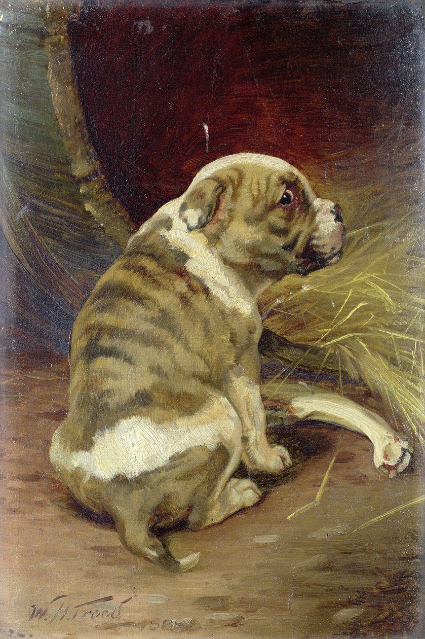 Give a Dog a Bone, 1888 by William Henry Hamilton Trood