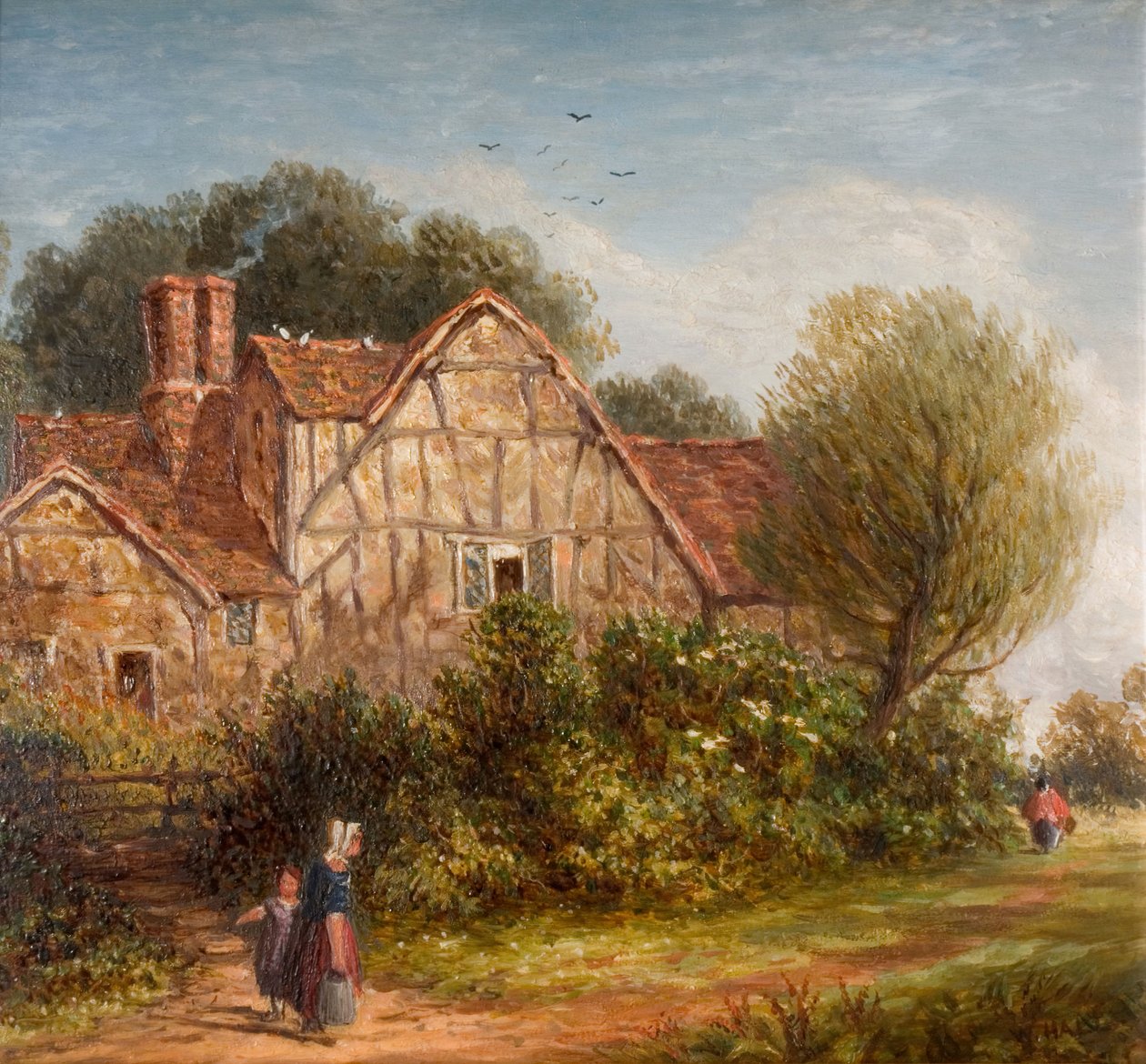 An English Cottage by William Henry Hill