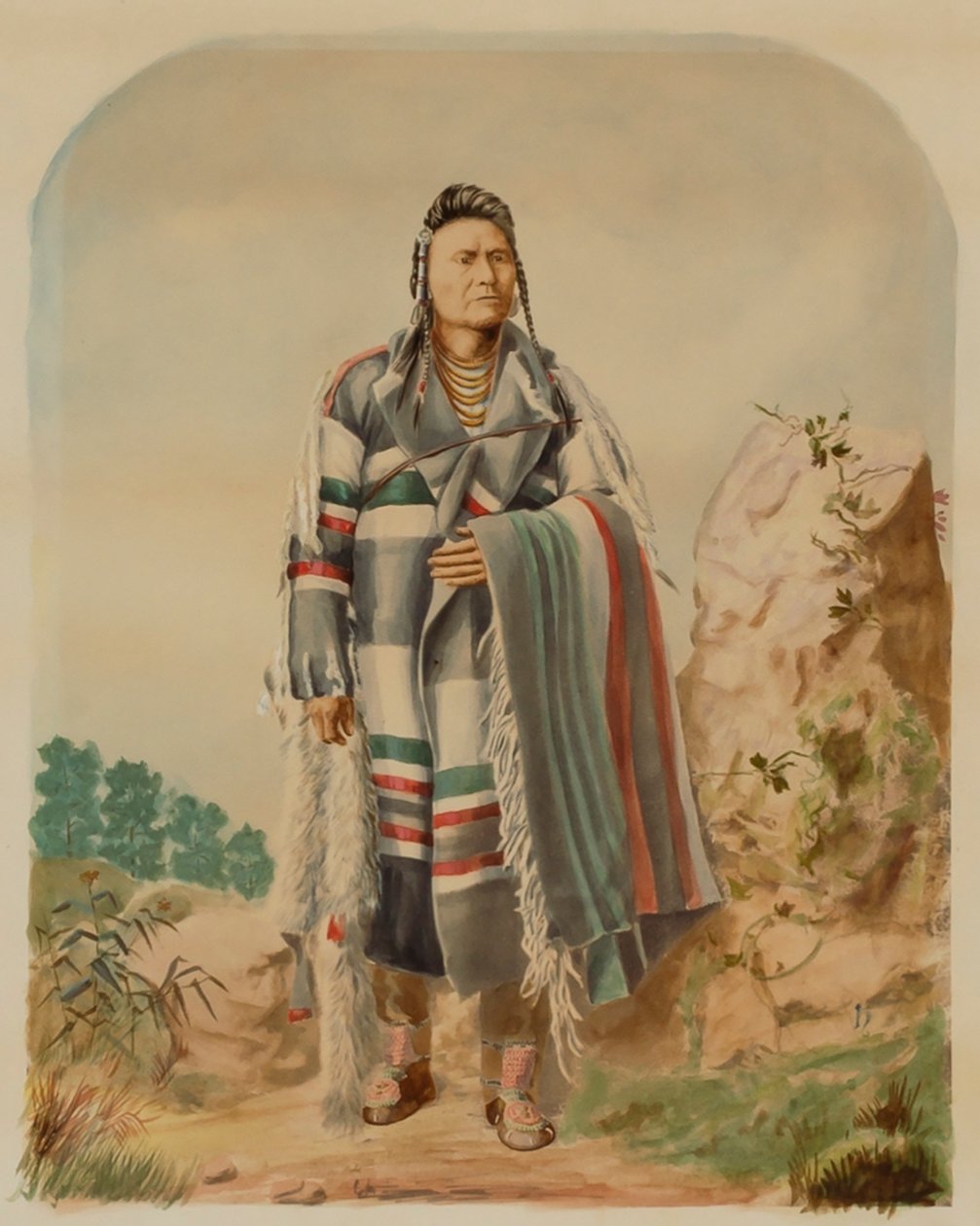 Chief Joseph of the Nez Perce by William Henry Holmes