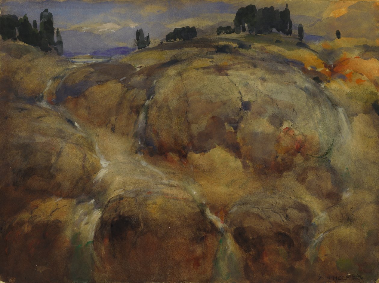 Deserted Bed of a Glacier by William Henry Holmes