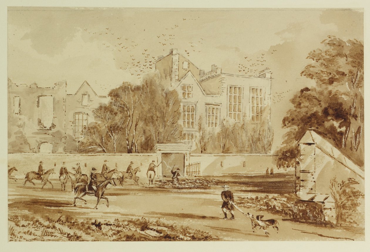 Hardwick Old Hall by William Henry Hunt
