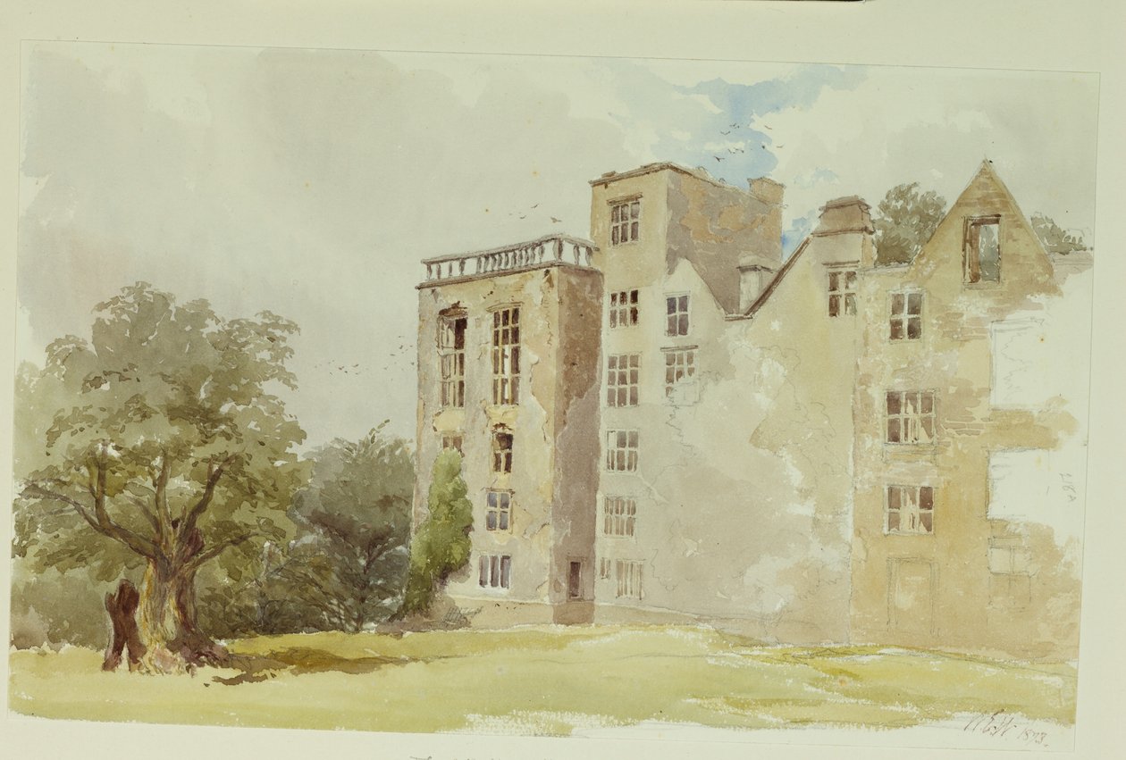 Hardwick Old Hall by William Henry Hunt