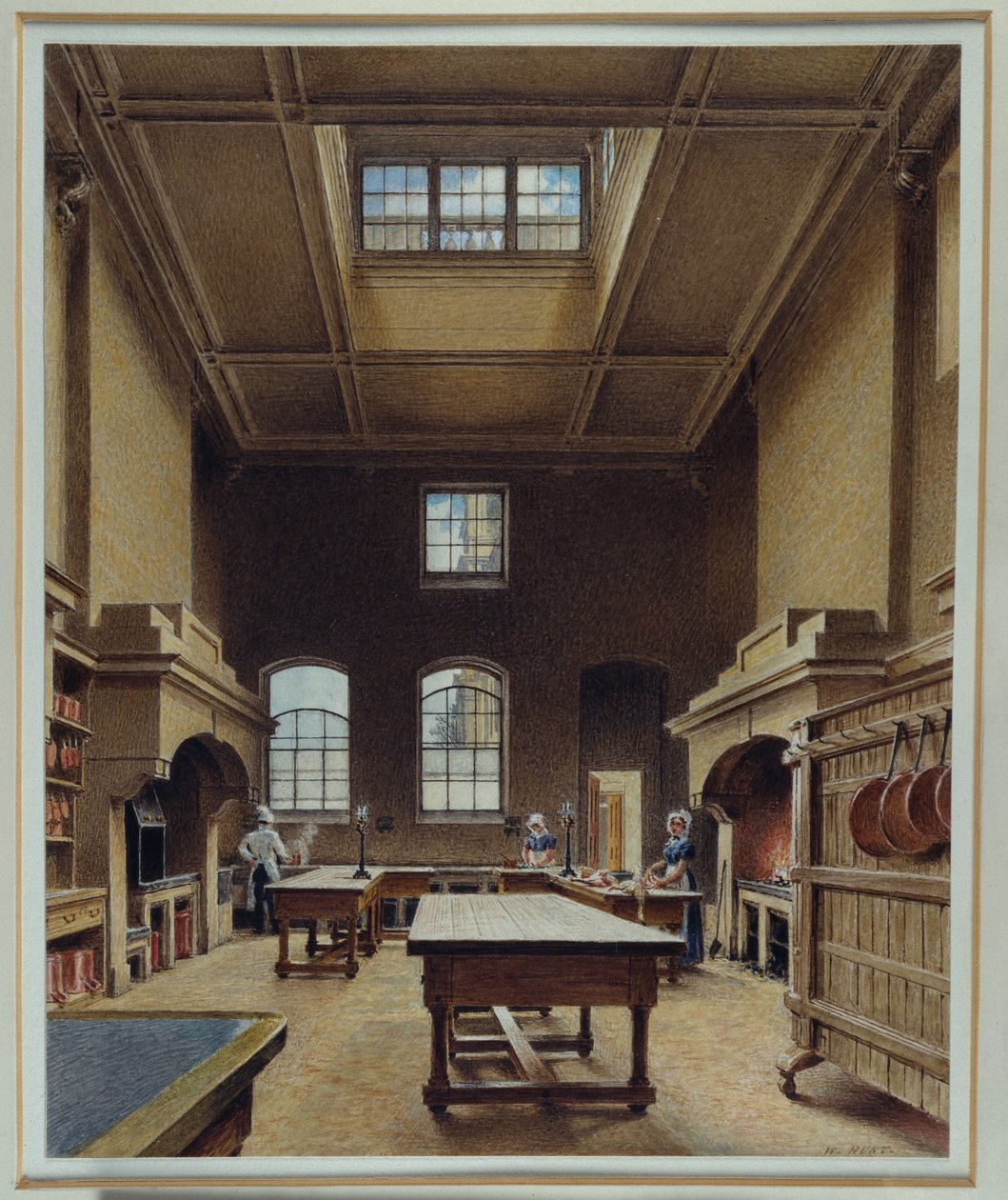 The Kitchen at Chatsworth, c.1830 by William Henry Hunt