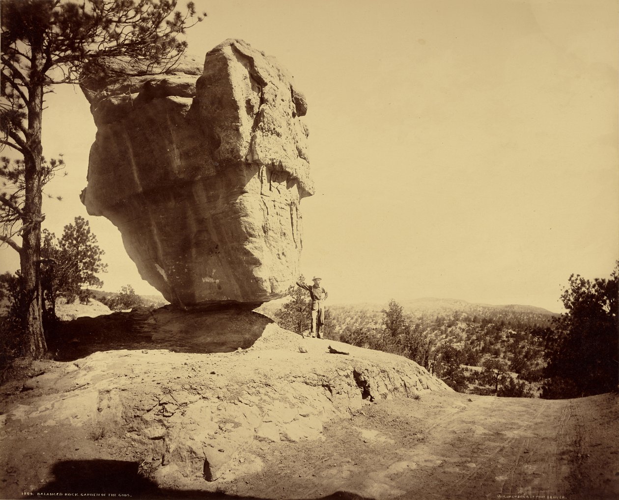 Balanced Rock, Garden of the Gods, Colorado by William Henry Jackson