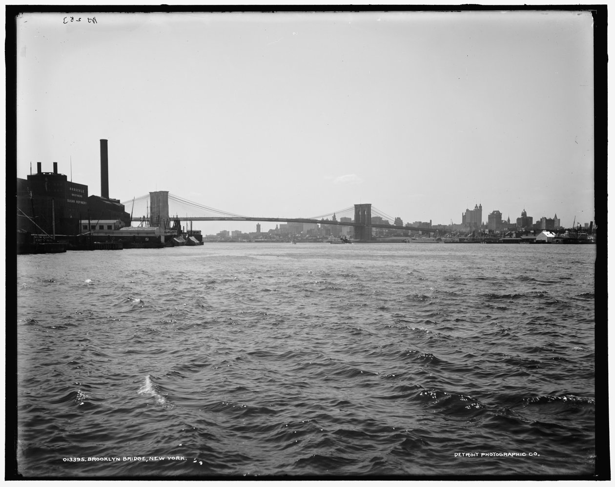 Brooklyn Bridge, New York by William Henry Jackson