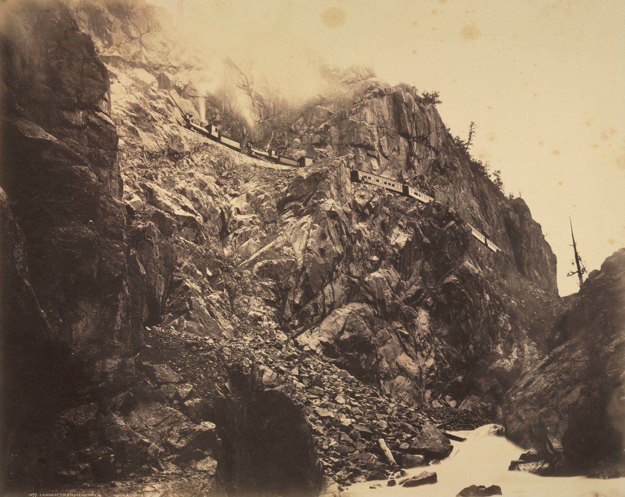 Cañon of the Rio las Animas by William Henry Jackson