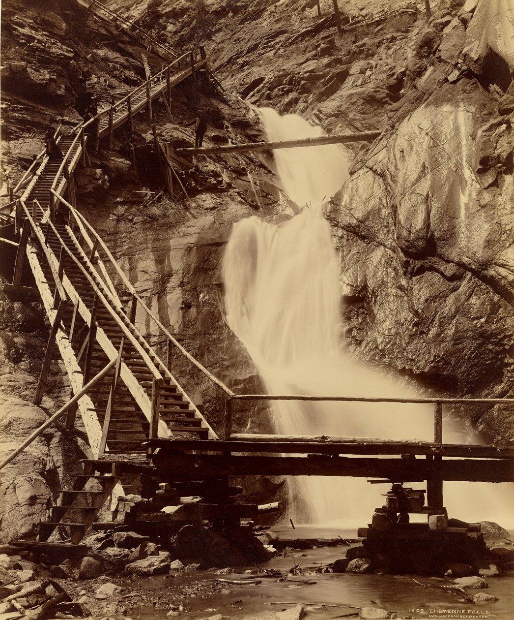 Cheyenne Falls by William Henry Jackson