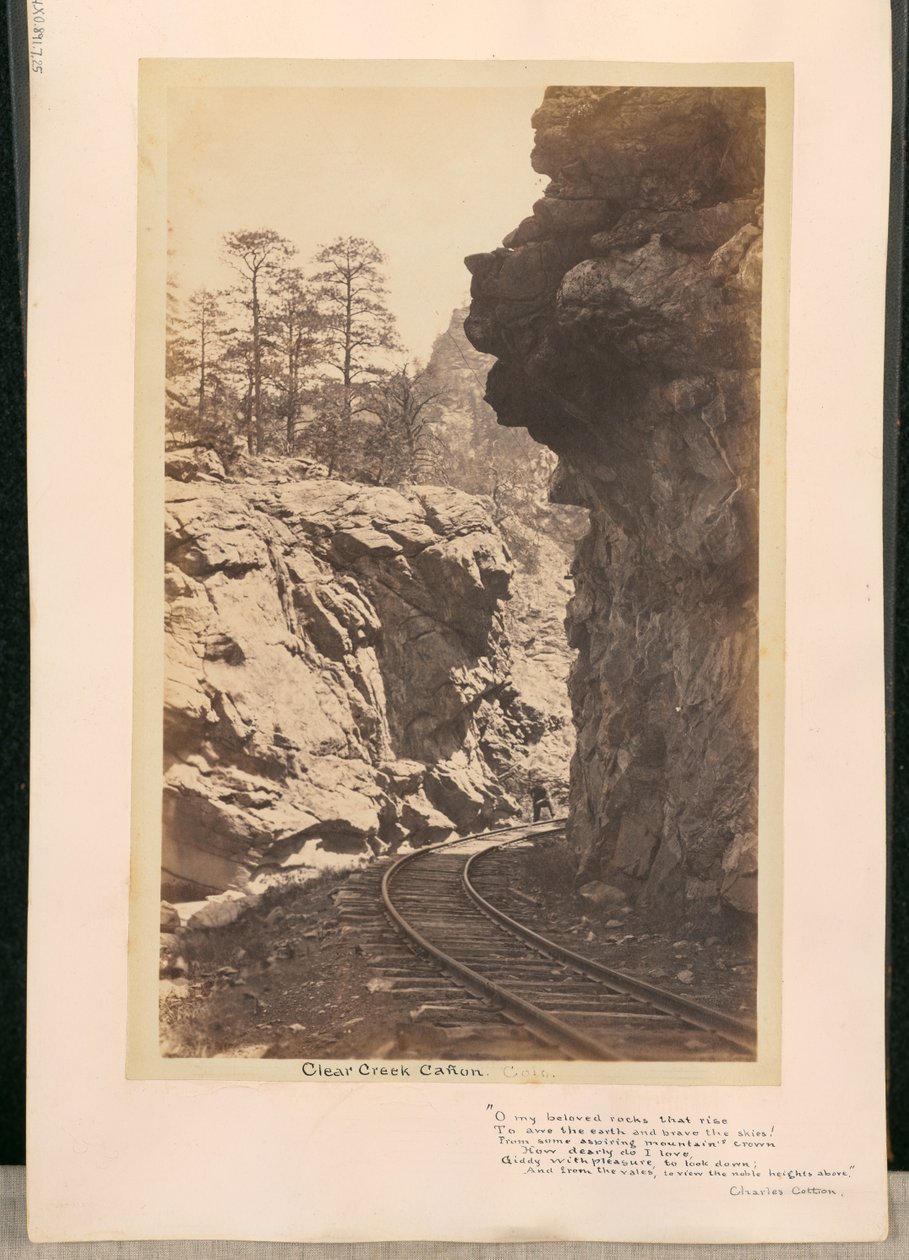 Clear Creek Canyon. Colorado by William Henry Jackson