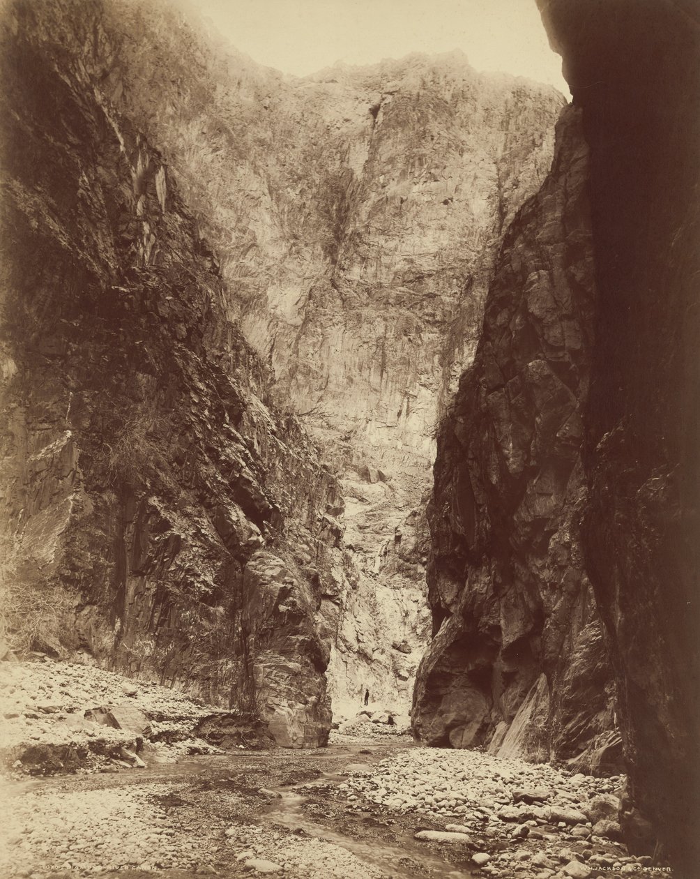 Diamond River Canyon, 1885 by William Henry Jackson
