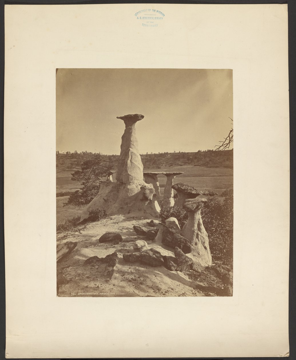 Eroded Sandstones, Monument Park, Colorado by William Henry Jackson