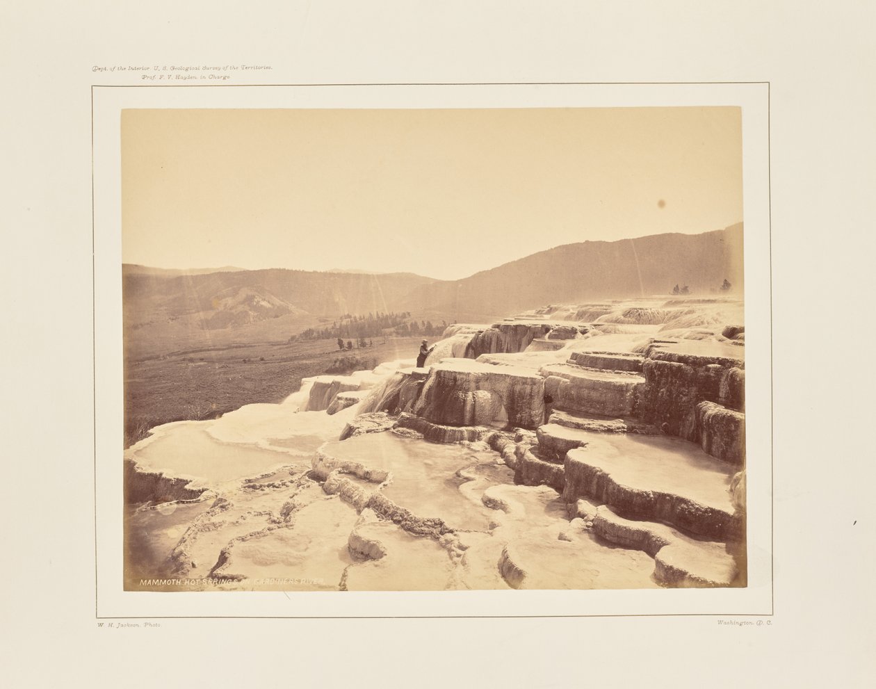Mammoth Hot Springs on Gardiner