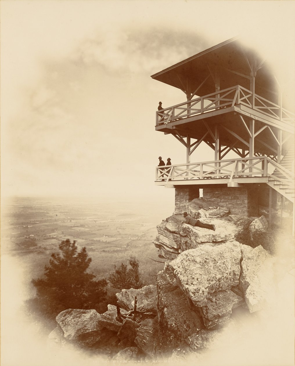 North from High Rock, Pen-Mar by William Henry Jackson