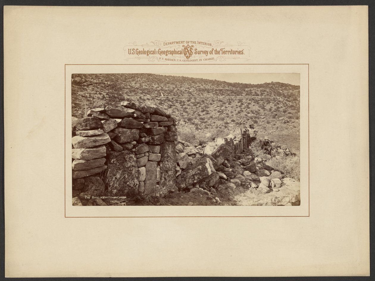 Ruins in Montezuma Canyon by William Henry Jackson