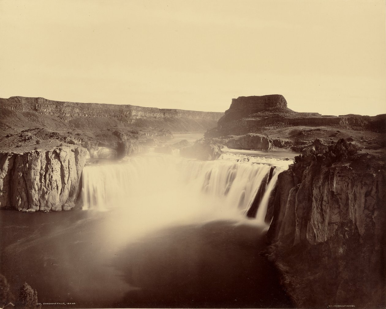 Shoshone Falls, Idaho by William Henry Jackson