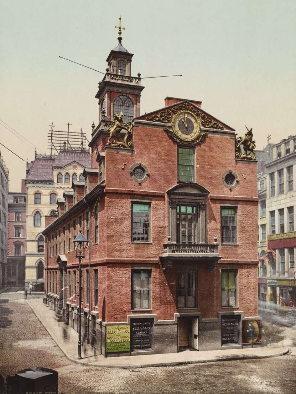 The Old State House, Boston, Massachusetts by William Henry Jackson